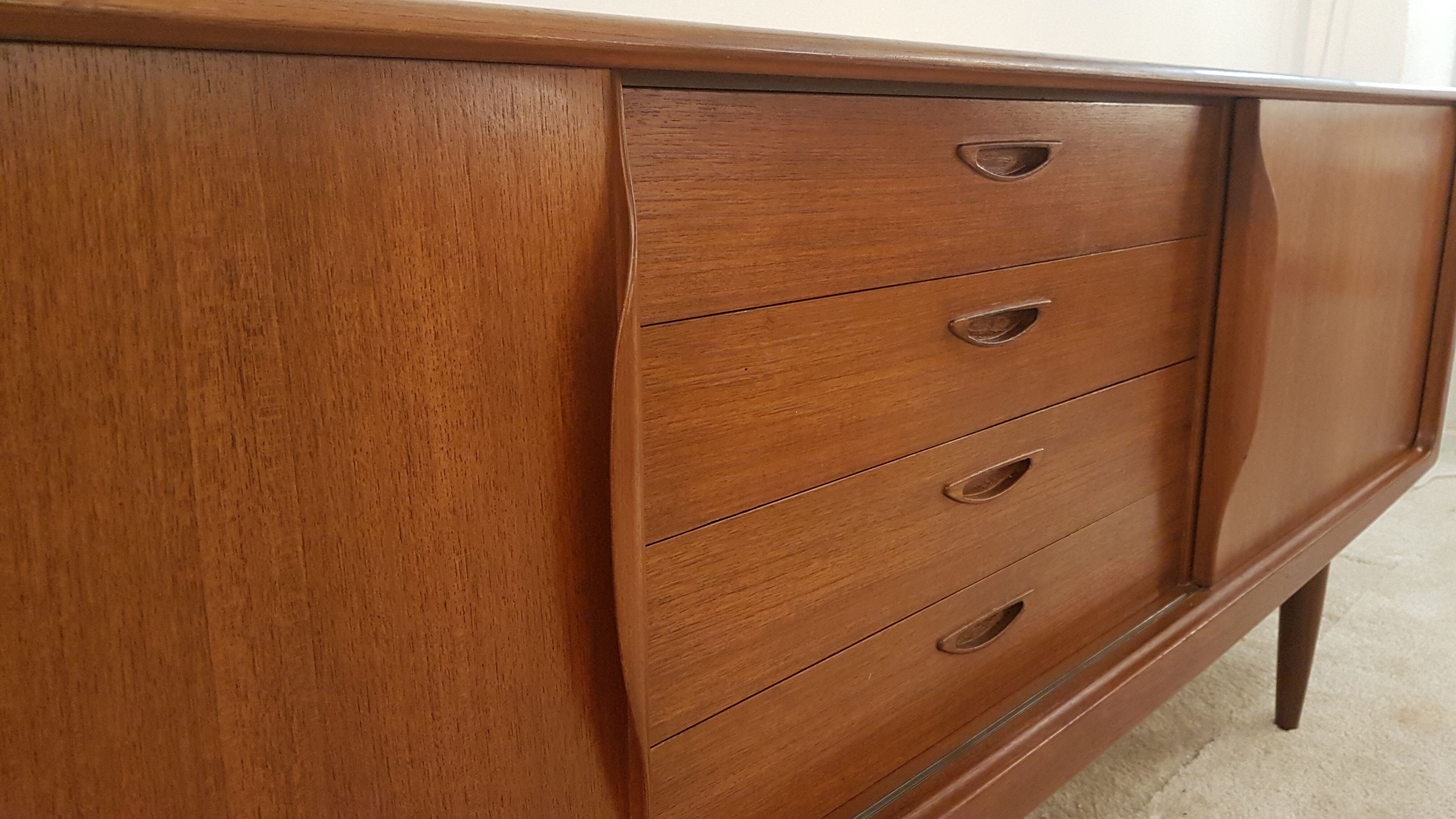 Scandinavian sideboard designer Henry Walter Klein 1960