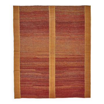 Kilim décoratif tribal contemporain 204 cm x 241 cm
