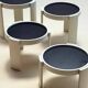 Nest of side tables 'Model 780', Gianfranco Frattini, Cassina, Italy, 1960s