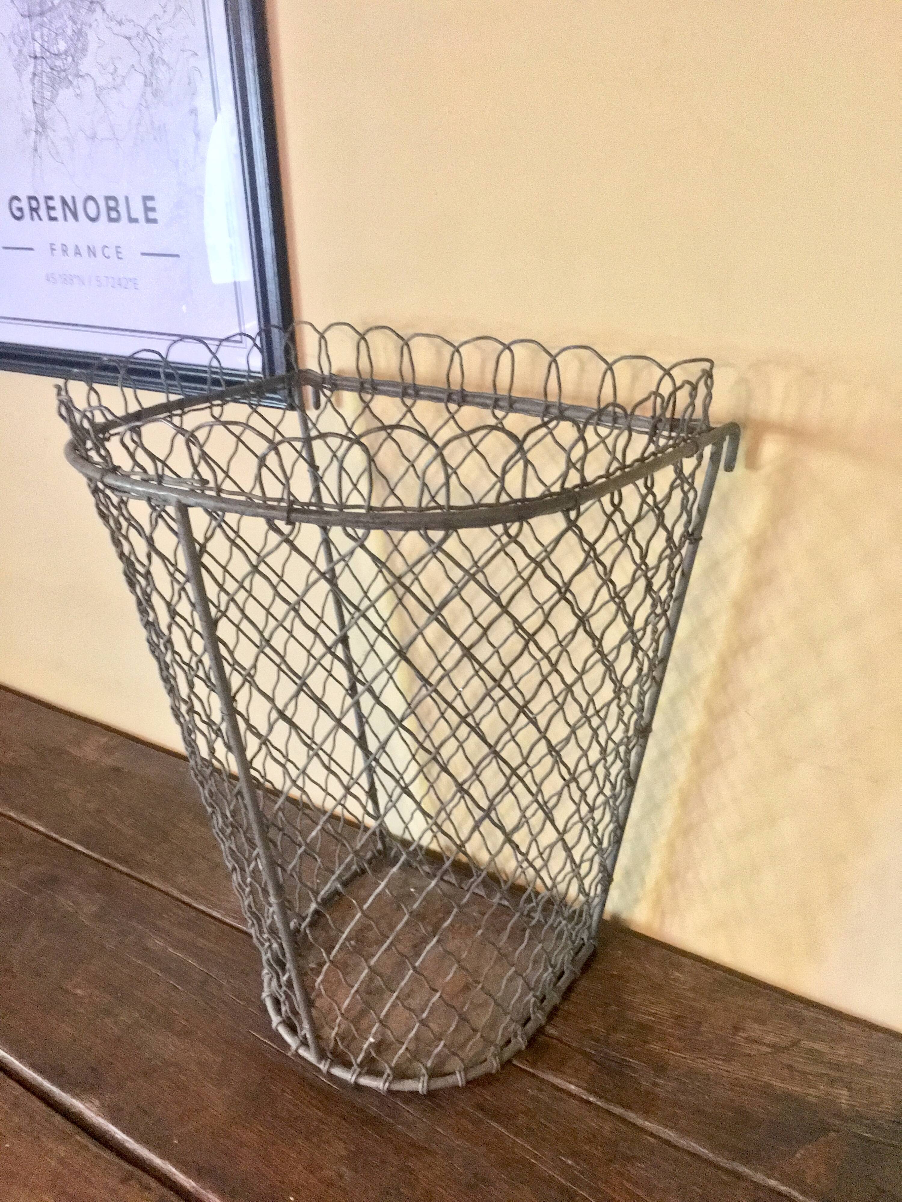 Former public garden garbage can circa 1950