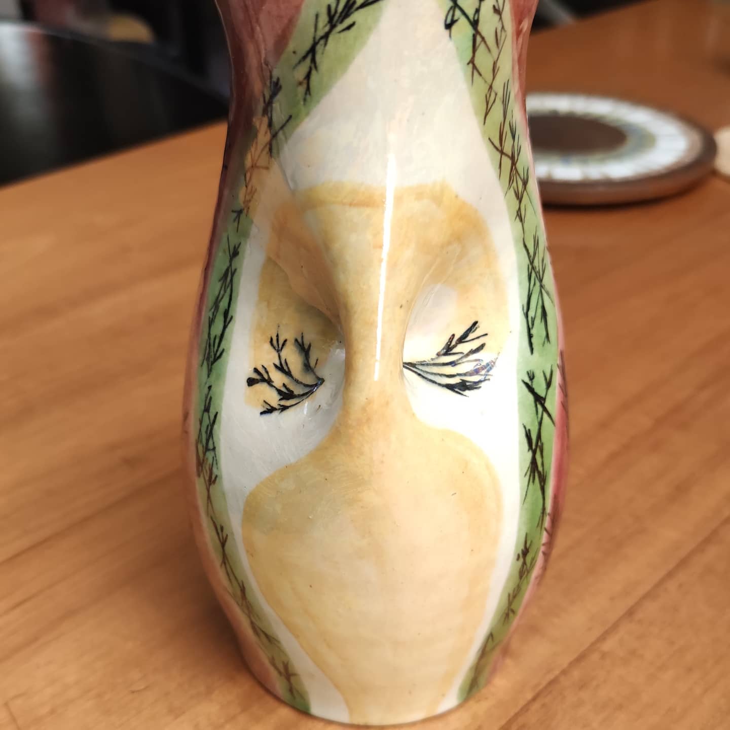 Accolay ceramic vase, circa 1960, monogrammed J.C.