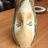 Accolay ceramic vase circa 1960 monogram J.C
