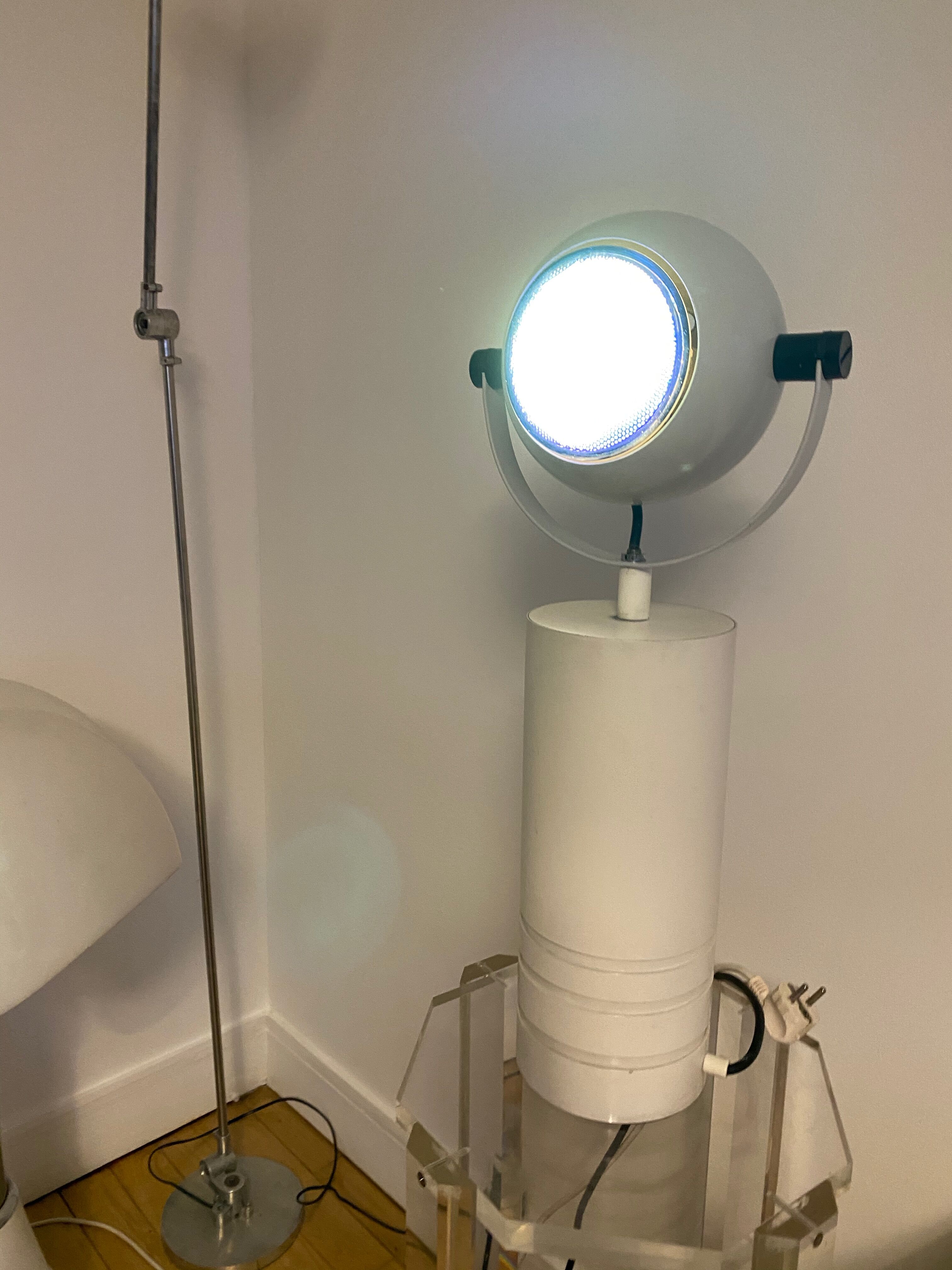 Lampe eyeball, design italien des années 70
