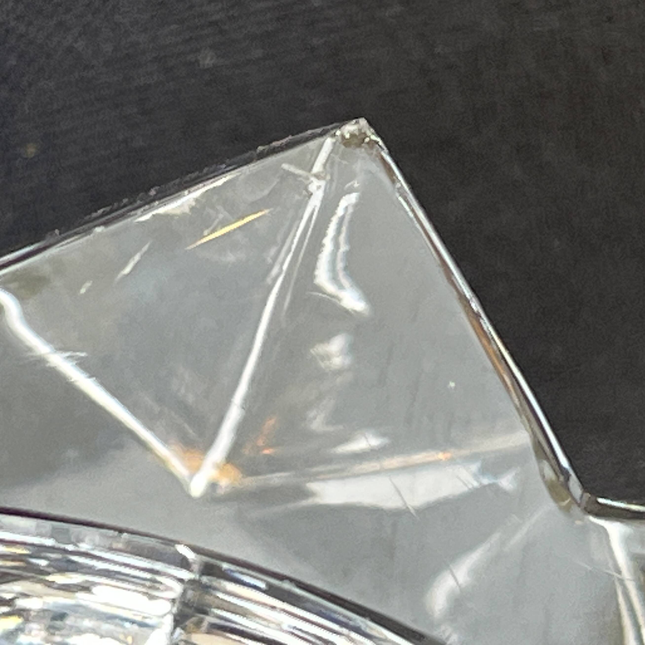 Cendrier en cristal de Sèvres, Années 70