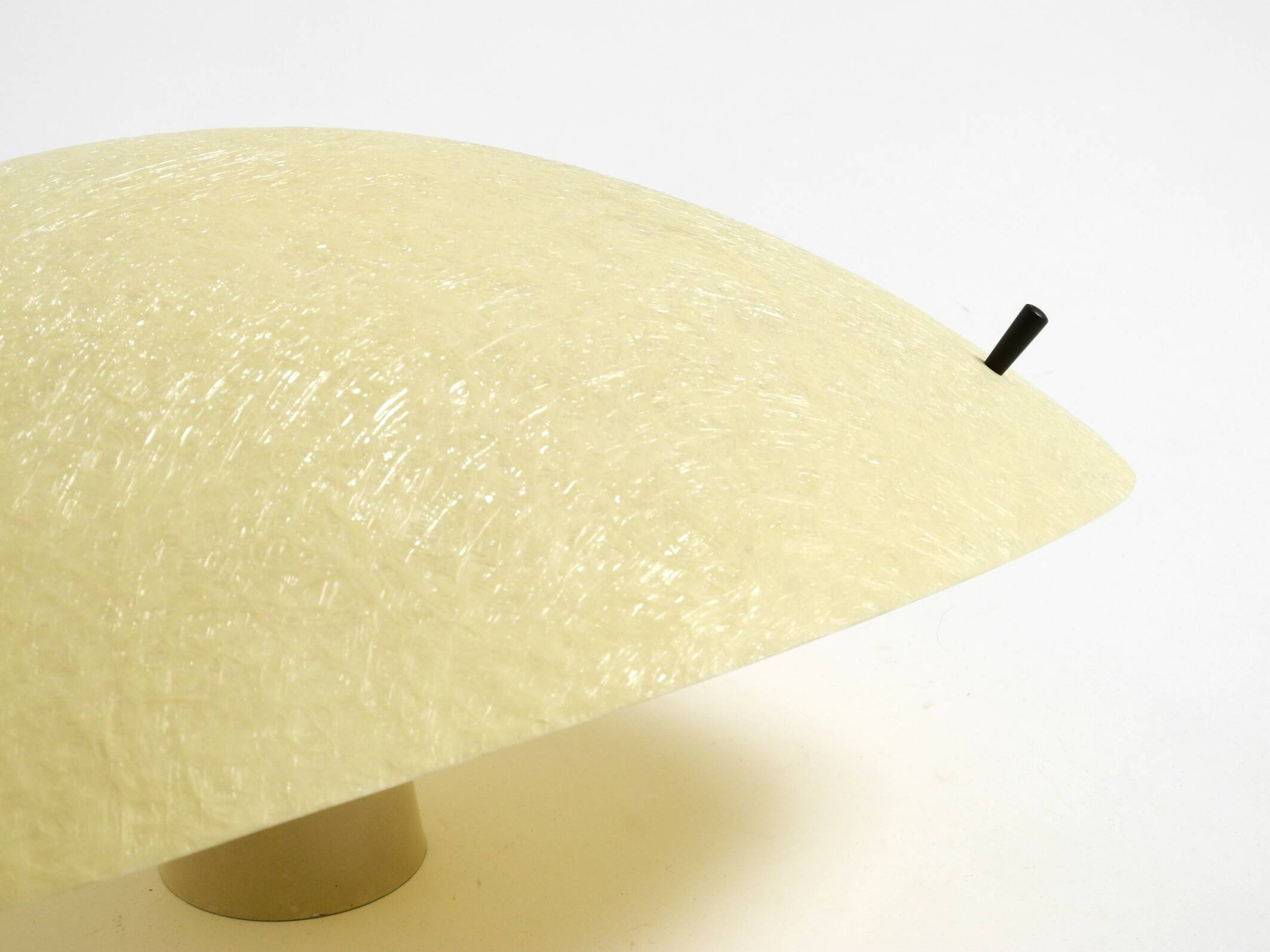Beautiful, rare mid-century modern fiberglass ceiling lamp