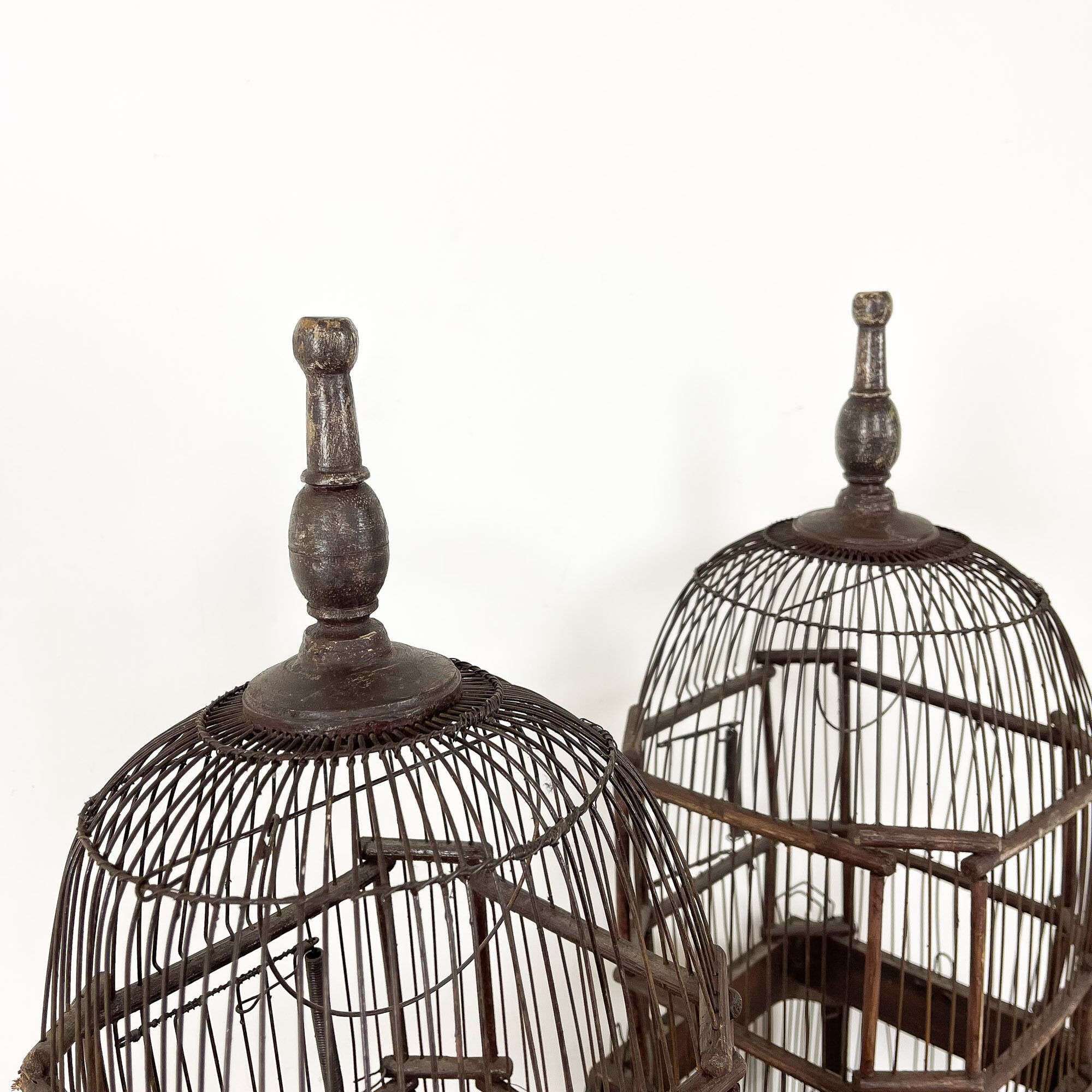 Brocant bird cage patina