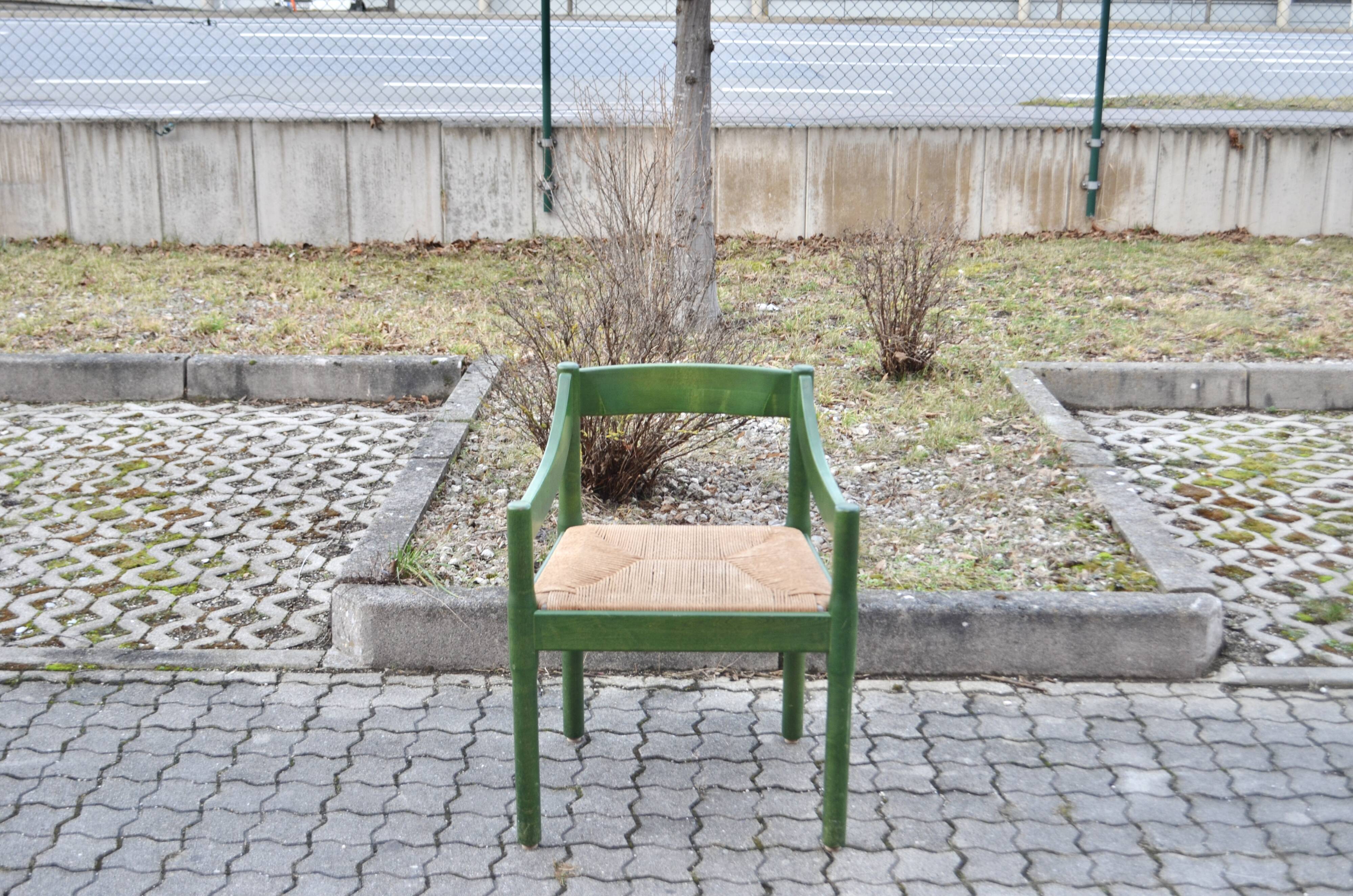 Cassina Model Carimate chair by Vico Magistretti, Set of 6