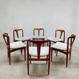 Set of 6 dining chairs 'Juliane' Johannes Andersen for Uldum