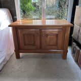 Small varnished wooden buffet