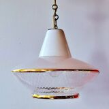 Suspension en verre sérigraphié UFO, 1970