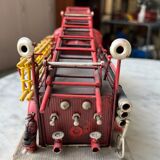 Vintage metal fire truck