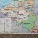 Carte mdi Iles britanniques Bénélux vintage