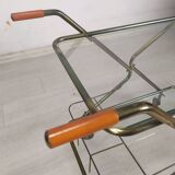 Chariot roulant laiton vintage