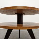 Round tripod coffee table from the 50s/60s