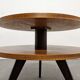 Round tripod coffee table from the 50s/60s