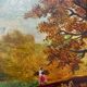 Animated landscape of undergrowth 20th century signed