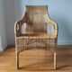 Vintage rattan armchair by Maria Vinka for Ikea