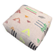 Moroccan Berber Kilim Pouf - 100% Wool and Cotton - Handwoven Floor Cushion