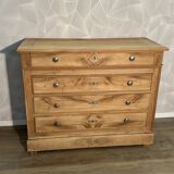 Louis Philipe airbrushed chest of drawers with 5 drawers