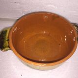 glazed terracotta bowl