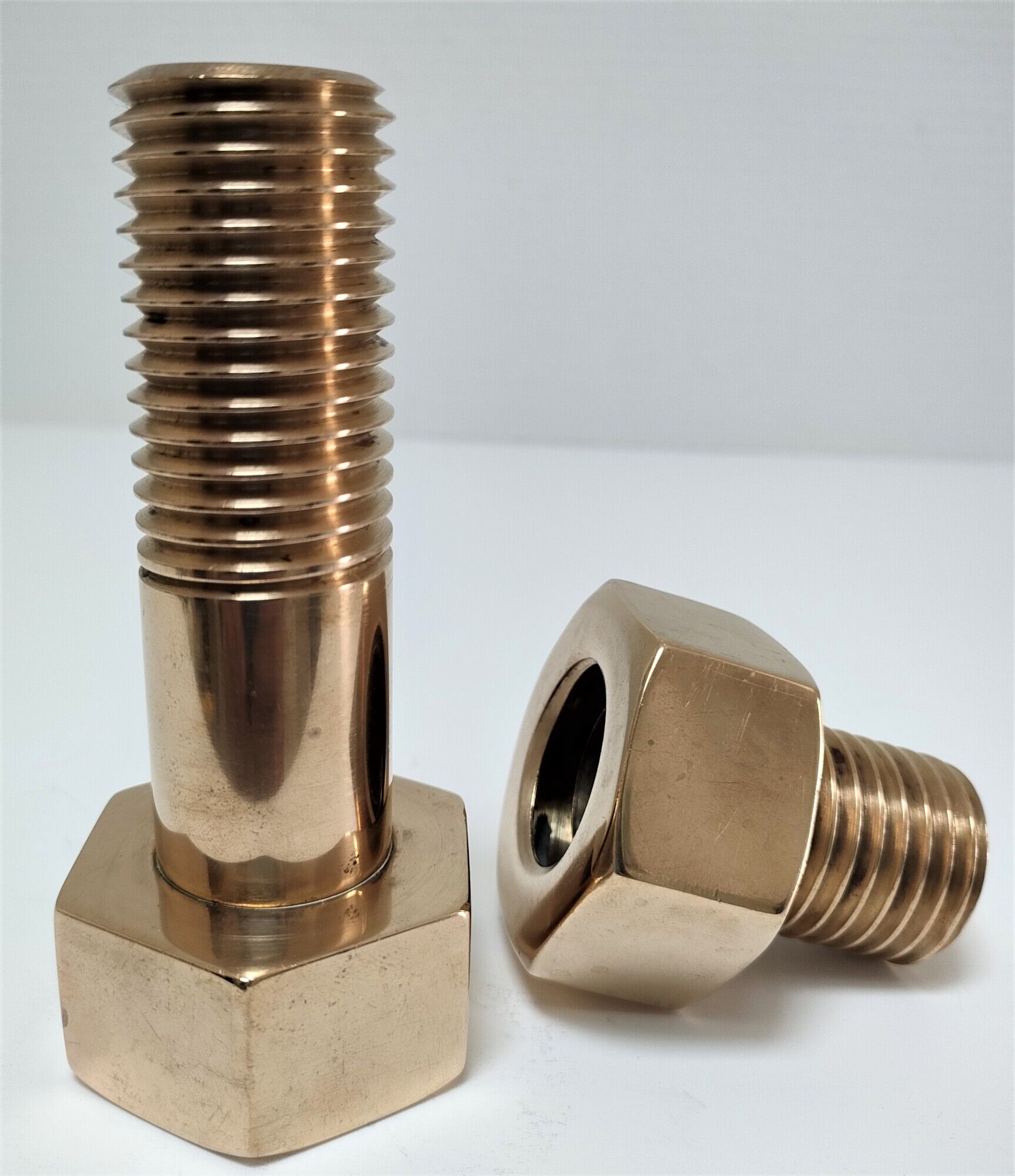 Box case solid brass shape nut bolt design 70s