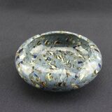 Gerbino, Vallauris, blue ashtray in mosaic earth