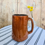 Rust ceramic jug Sonac Dahomey