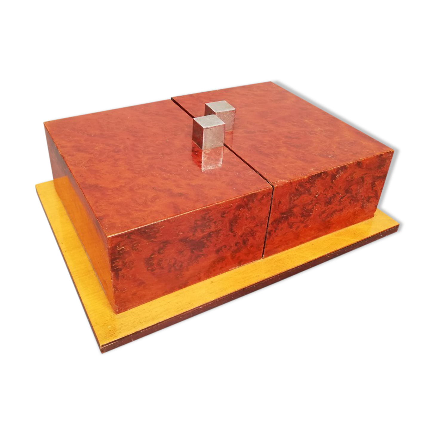 Precious wooden art deco box