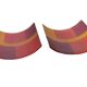 Pair of Italian wall lights in Murano glass from the 1980s.