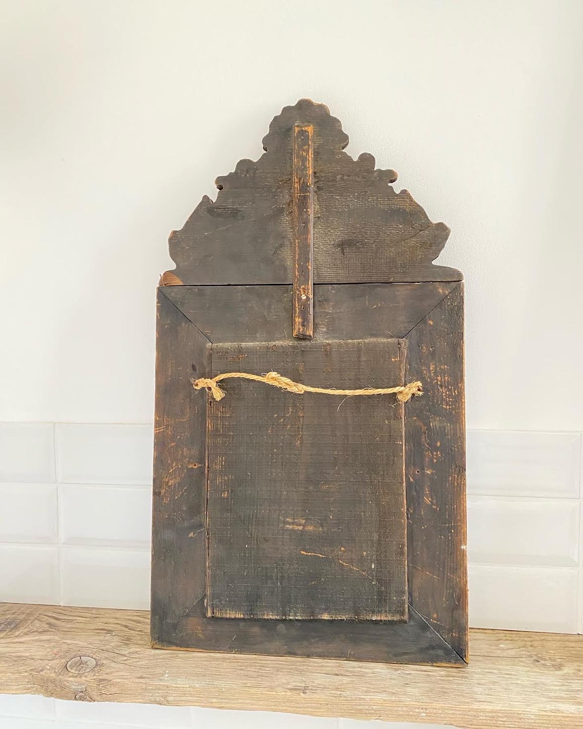 Miroir Napoléon III à pare-closes - 61x34cm