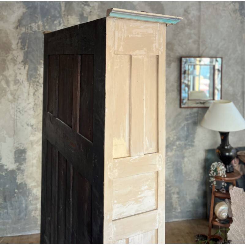 Painted antique wardrobe