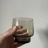 Set of 8 luminarc Shell smoked glasses