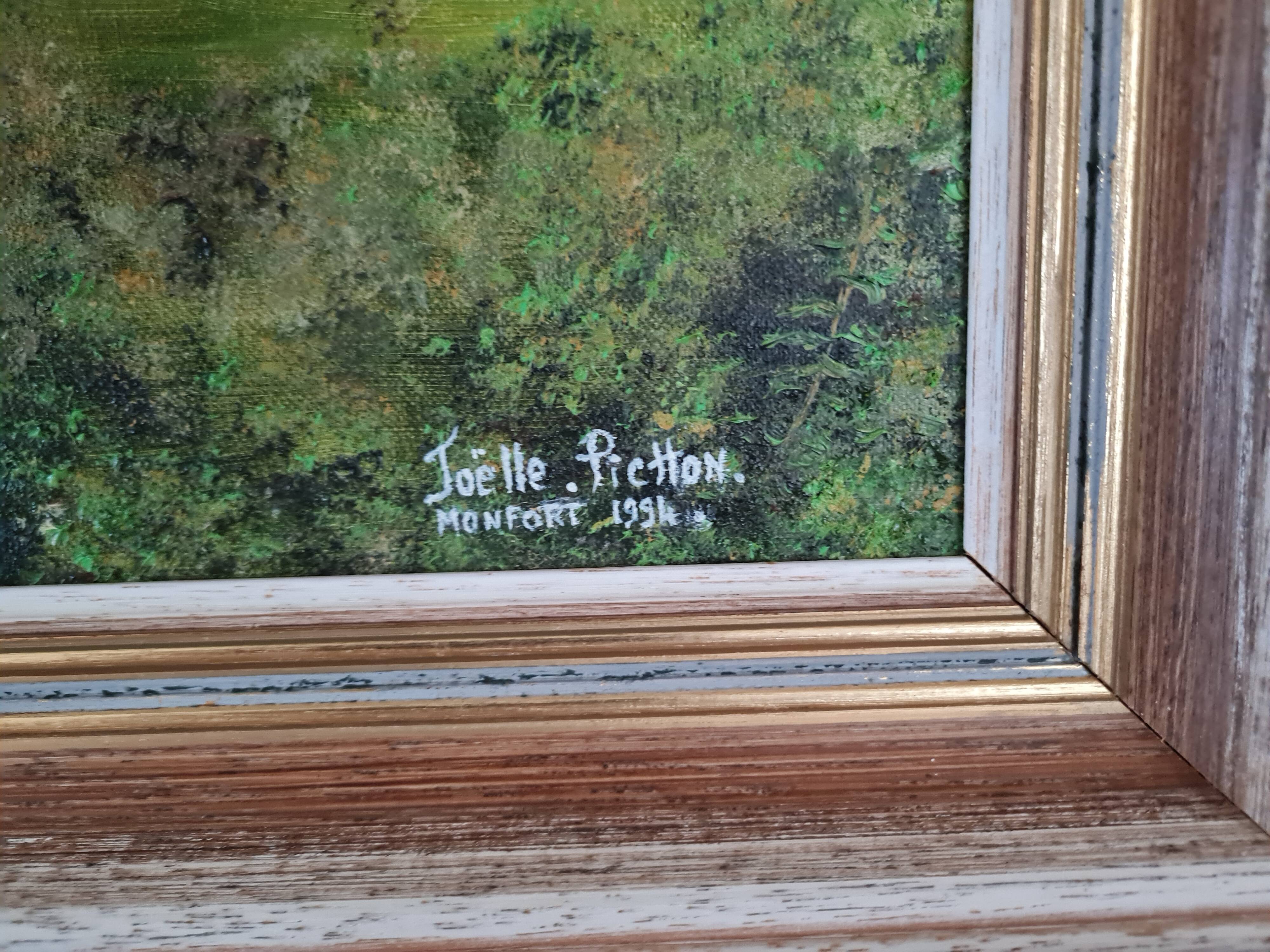 Breton seaside oil painting on canvas