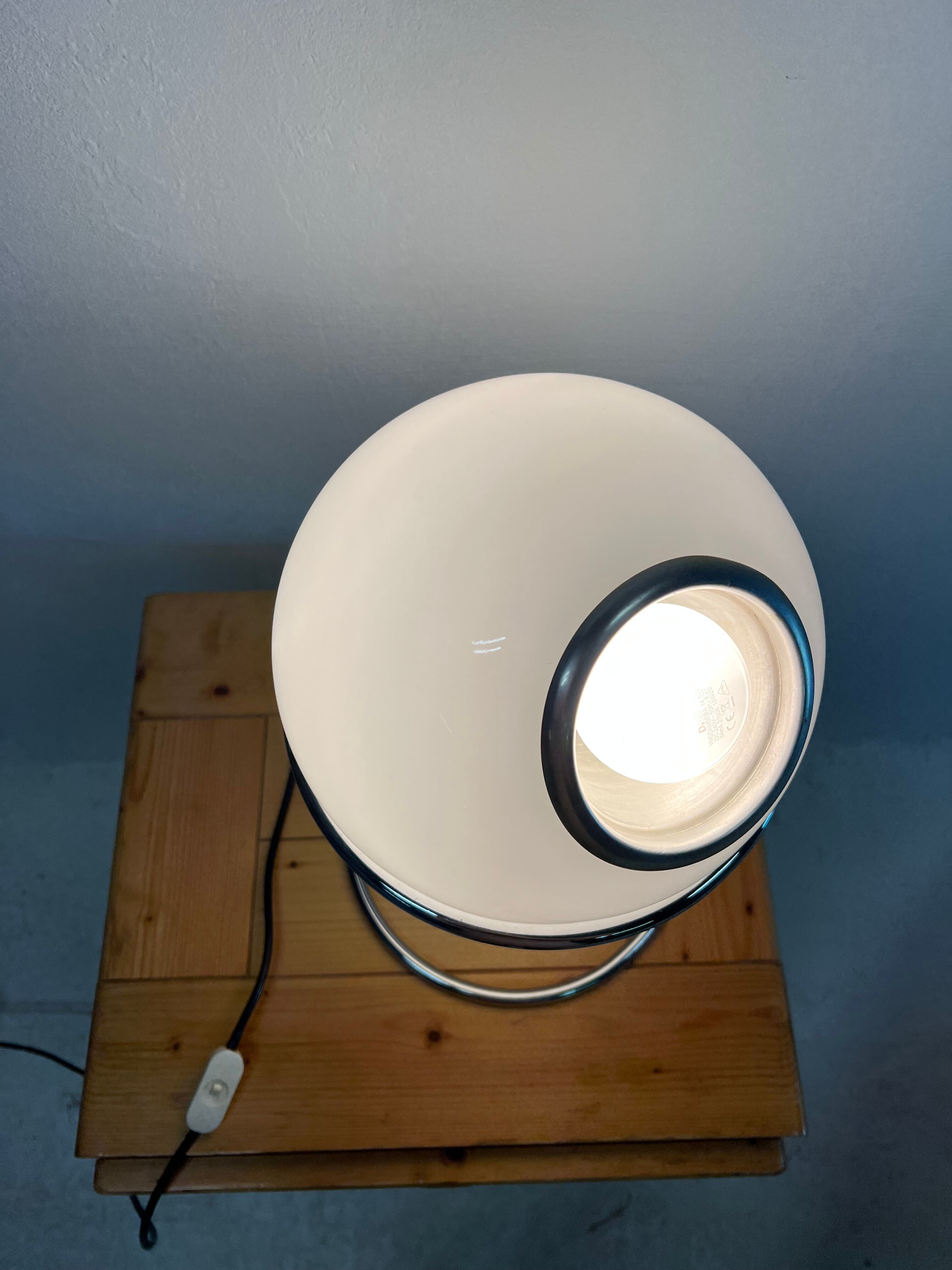 Giotto Stoppino lamp in glass and metal