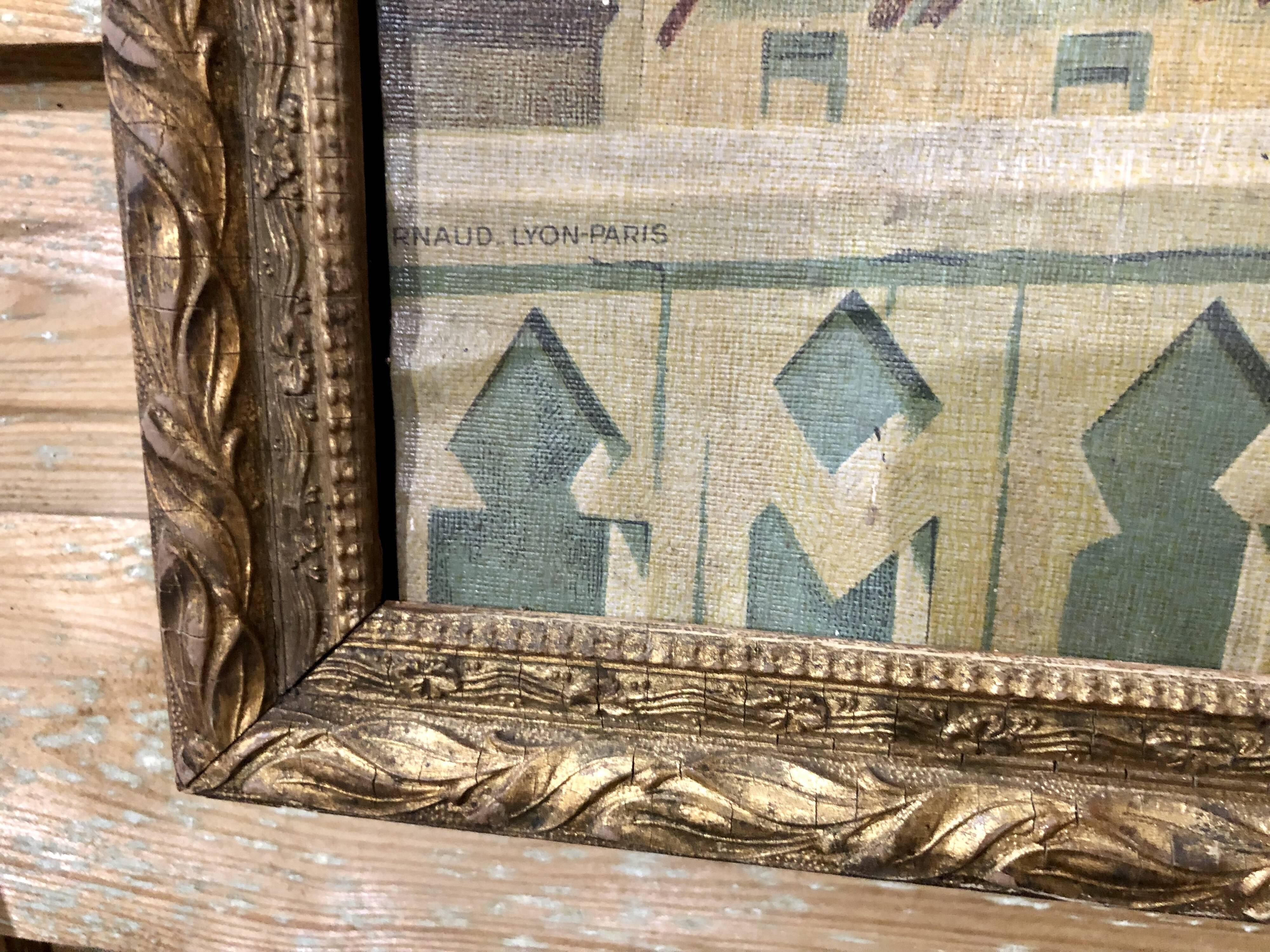 Old advertising painting Suze