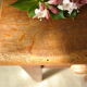 Pair of vintage country bedside tables oak and fir