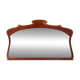 Large hand carved Art Nouveau chimney mirror, France ca. 1910