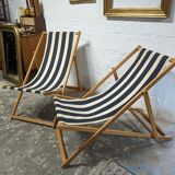 Pair of striped vintage Chileans