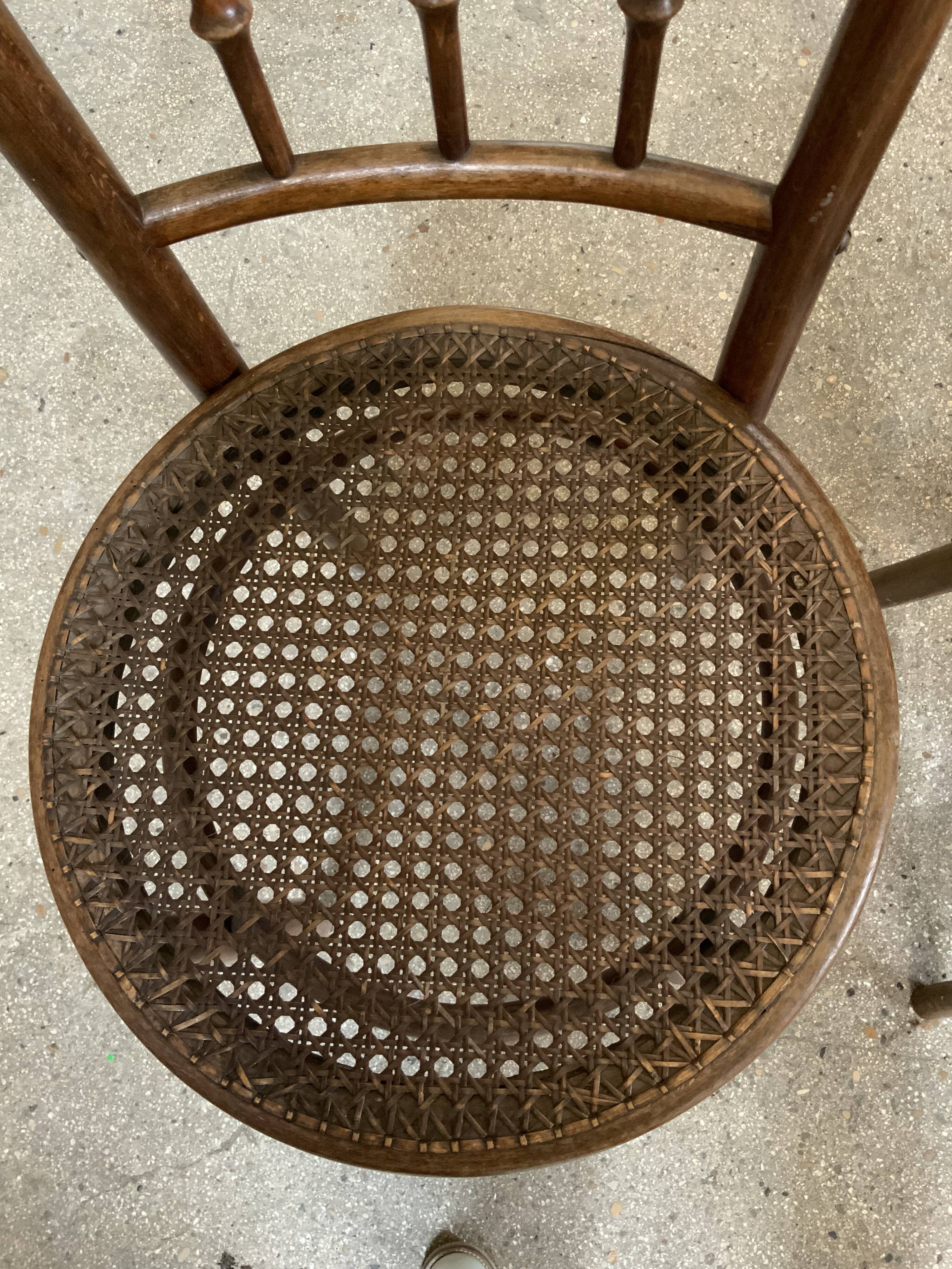 Lot 2 chaises bistrot Fishel