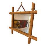 Bamboo wood mirror