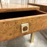 Pair of bedside tables forming end tables by Guy Lefèvre for Maison Jansen circa 1970