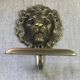 Lion head coat hooks in solid brass, Peerage England