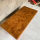 Table basse loupe d’orme Roche Bobois vintage 70s