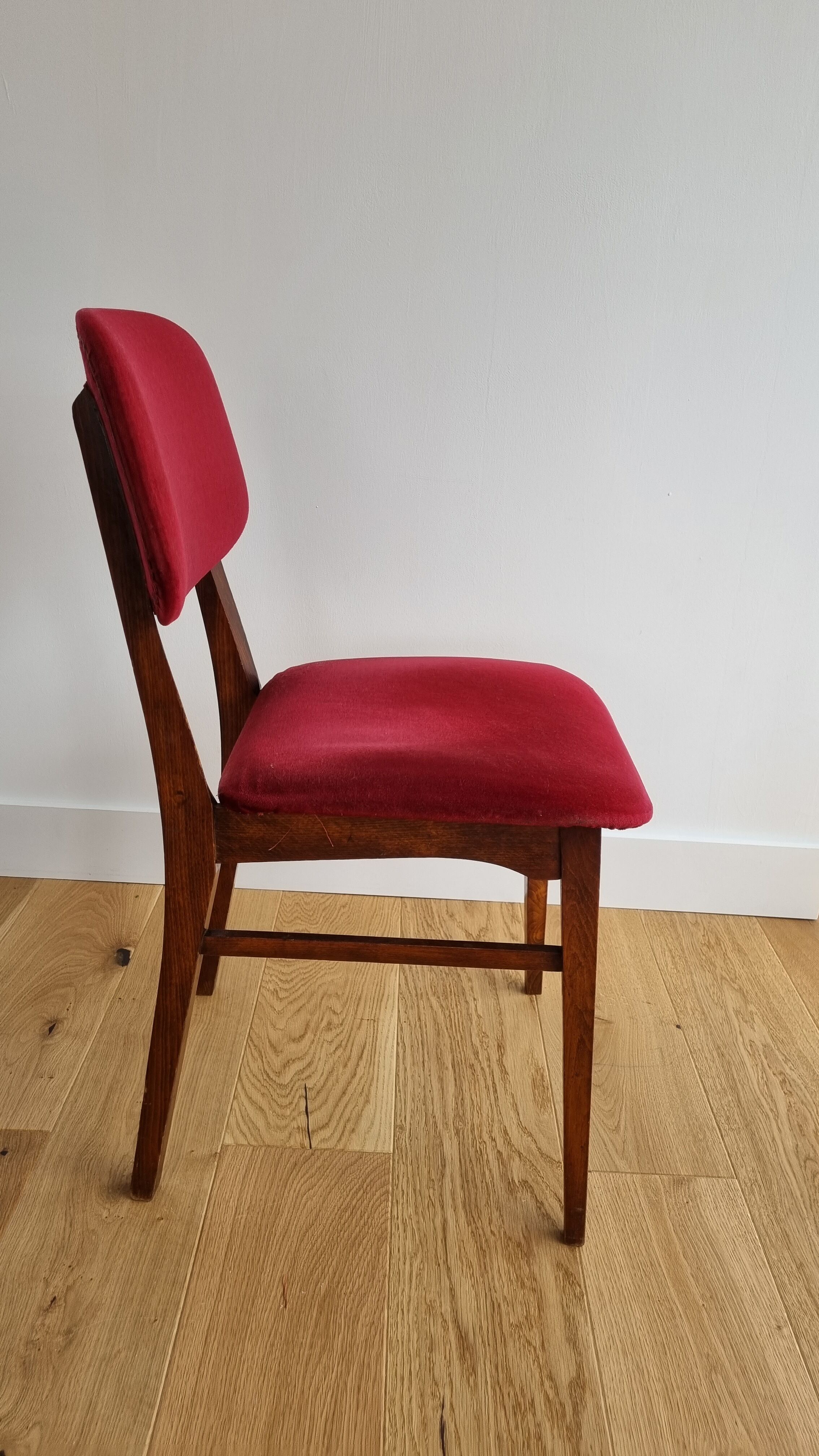 Vintage velvet chair