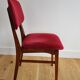 Chaise vintage velours