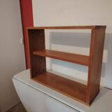Solid oak wall shelf