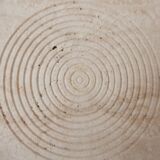 Travertine and glass bowls