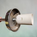 Regency glas pendant with ornate brass crown