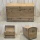 English domed fir chest - 19th century