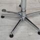 1970s, Scandinavian swivel chair, original condition, artificial leather, chrome steel.
